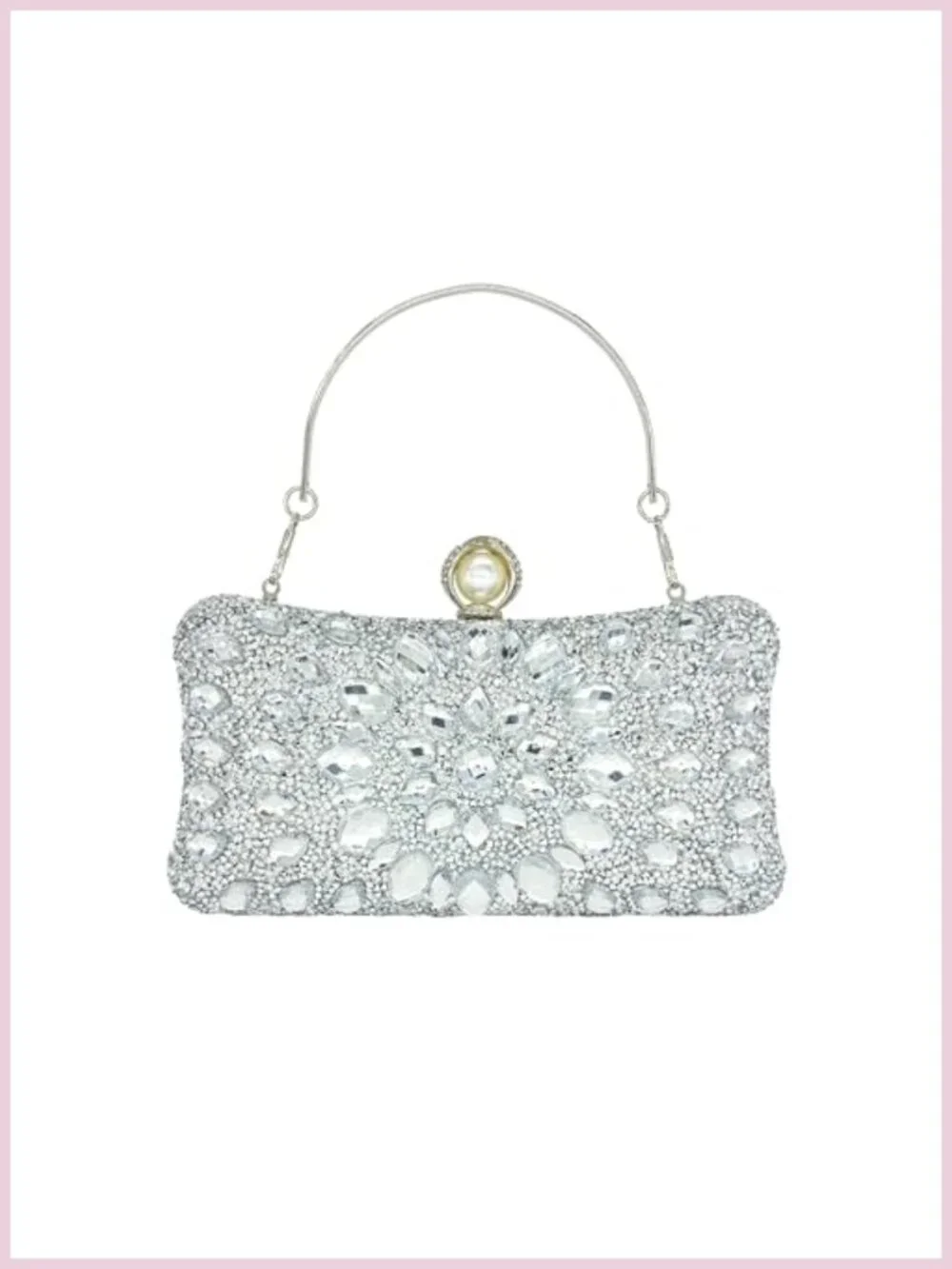 Evening Clutch Purses for Women Sparkly Crystal Handbags